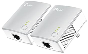 【中古】（非常に良い）TP-Link PLCアダプター TL-PA4010 KIT 有線LAN コンセント LAN 2台 キット 総務省指定