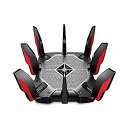 【中古】TP-Link WiFi 無線LAN ルーター WiFi6 11AX トライバンド 4804 + 4804 + 1148Mbps 3年 Archer AX11000 【 iPhone11 対応】