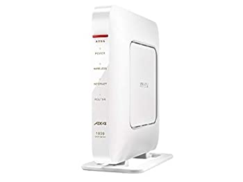 【中古】「非常に良い」BUFFALO 無線LANルーター AirStation ホワイト WSR-1800AX4-WH