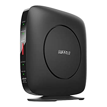 【中古】「非常に良い」バッファロー WiFi ルーター 無線LAN 最新規格 Wi-Fi6 11ax / 11ac AX3200 2401+800Mbps 日本 【iPhone13/12/11/iPhone SE(第二世代) PS5 動作確