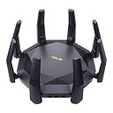 【中古】ASUSTek WiFi 無線 ルーター WiFi6 4804+1148Mbps デュアルバンド RT-AX89X メッシュ機能付 PS5/Ninten...