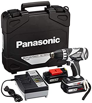 【中古】「非常に良い」パナソニック 充電ドリルドライバー 14.4V グレー EZ7441LS2S-H