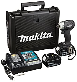 【中古】（非常に良い）マキタ(Makita) TD148DRTXB 充電式 インパクトドライバー (黒) 18V 5.0Ah