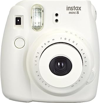 【中古】（非常に良い）FUJIFILM インスタントカメラ チェキ instax mini 8 ホワイト INS MINI 8 WHITE