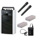 【中古】TOA ポータブルアンプ/シングル WA-2700+WM-1220X2+WM-1320+WTU-1720X2