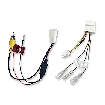 【中古】「未使用品」《Jn035》 トヨタ ダイハツ 純正バックカメラが そのまま使える 社外ナビに 接続 RCA端子に 変換 配線 ステアリングスイッチ バックカメラ 分岐