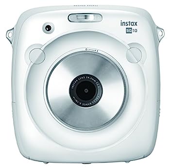 【中古】（非常に良い）FUJIFILM デジタルチェキ SQUARE SQ10 ホワイト instax SQUARE SQ10