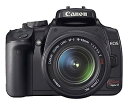 【中古】Canon デジタル一眼レフカメラ EOS Kiss デジタル X ダブルズームキット ブラック KISSDXB-WKIT(2)