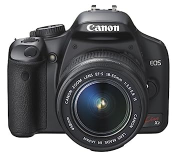 【中古】（非常に良い）Canon デジタル一眼レフカメラ EOS Kiss X2 レンズキット KISSX2-LKIT