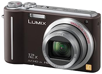 【中古】パナソニック デジタルカメラ LUMIX (ルミックス) TZ7 ブラウン DMC-TZ7-T