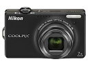 【中古】(非常に良い)Nikon デジタルカメラ COOLPIX (クールピクス) S6000 ノーブルブラック S6000BK(2)