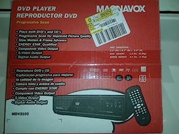 yÁzMagnavox Mdv2100/f7 Dvd Player W/progessive Scan Zoom Slow Motion Search by Funai