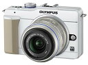 【中古】OLYMPUS ミラーレス一眼 E-PL1s レンズキット ホワイト E-PL1s LKIT WHT(2)