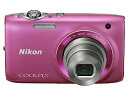 【中古】NikonデジタルカメラCOOLPIX S3100 フレッシュピンク S3100PK