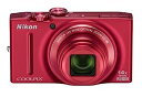 【中古】Nikon デジタルカメラ COOLPIX (クールピクス) S8200 ブリイアントレッド S8200RD