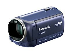 【中古】パナソニック デジタルハイビジョンビデオカメラ V300 内蔵メモリー32GB ネイビーブルー HC-V300M-A
