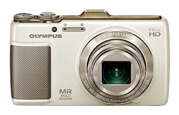 【中古】OLYMPUS デジタルカメラ SH-25MR ホワイト iHSテクノロジー GPS 電子コンパス内蔵 1600万画素 裏面照射型CMOS 光学12.5倍ズーム DUAL IS ハイビ