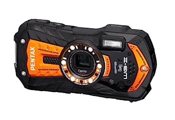 楽天オマツリライフ別館【中古】（非常に良い）PENTAX 防水デジタルカメラ Optio WG-2GPS （シャイニーオレンジ） OPTIOWG-2GPSOR