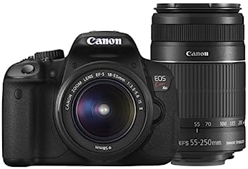 【中古】（非常に良い）Canon デジタル一眼レフカメラ EOS Kiss X6i ダブルズームキット EF-S18-55mm/EF-S55-250mm付属 KISSX6i-WKIT