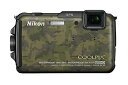【中古】Nikon デジタルカメラ COOLPIX AW110 防水18m 耐衝撃2m ディープカムフラージュ AW110DGR(2)