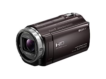 【中古】（非常に良い）ソニー SONY ビデオカメラ Handycam CX535 内蔵メモリ32GB ボルドーブラウン HDR-CX535/T