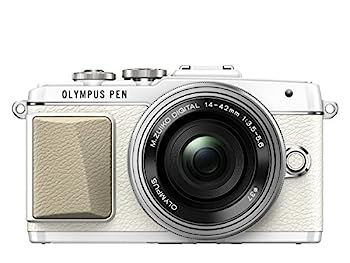 【中古】OLYMPUS PEN E-PL7 14-42mm EZレンズキット ホワイト ミラーレス一眼 E-PL7 EZ LKIT WHT