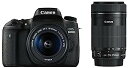 【中古】（非常に良い）Canon デジタル一眼レフカメラ EOS 8000D ダブルズームキット EF-S18-55mm/EF-S55-250mm 付属 EOS8000D-WKIT