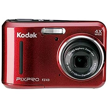 【中古】（非常に良い）Kodak(コダック) FZ43 コンパクトデジタルカメラ PIXPRO レッ ...