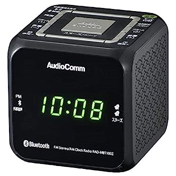 yÁzI[d@ AudioComm NbNWI BluetoothΉ MP3Đ ubN RAD-MBT100Z-K 07-8964 OHM