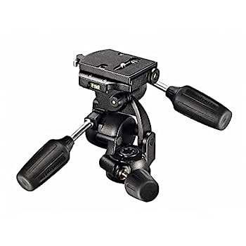 【中古】Manfrotto 3WAY雲台 標準3ウェイ雲台 アルミニウム製 808RC4