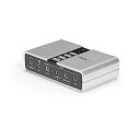 【中古】StarTech.com 7.1ch対応USB-DACヘッドホンアンプ S/PDIF対応 8x 3.5mmミニジャック 2x 3.5mmトスリンク角型コ...