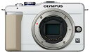 【中古】OLYMPUS ミラーレス一眼 PEN E-PL1ボディ ホワイト E-PL1 BODY WHT(2)