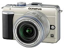 【中古】OLYMPUS ミラーレス一眼 PEN E-PL1レンズキット シャンパンゴールド E-PL1 LKIT GLD(2)