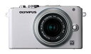 【中古】OLYMPUS ミラーレス一眼 PEN Lite E-PL3 レンズキット ホワイト E-PL3 LKIT WHT