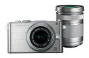 【中古】OLYMPUS ミラーレス一眼 PEN Lite E-PL3 ダブルズームキット シルバー E-PL3 DZKIT SLV(2)