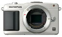 【中古】（非常に良い）OLYMPUS ミラーレス一眼 PEN mini E-PM2 ボディ シルバー E-PM2 BODY SLV【メーカー名】【メーカー型番】【ブランド名】OM SYSTEM/オリンパス【商品説明】OLYMPUS ミラーレス一眼 PEN mini E-PM2 ボディ シルバー E-PM2 BODY SLVこちらの商品は中古品となっております。 画像はイメージ写真ですので 商品のコンディション・付属品の有無については入荷の度異なります。 買取時より付属していたものはお付けしておりますが付属品や消耗品に保証はございません。 商品ページ画像以外の付属品はございませんのでご了承下さいませ。 中古品のため使用に影響ない程度の使用感・経年劣化（傷、汚れなど）がある場合がございます。 また、中古品の特性上ギフトには適しておりません。 当店では初期不良に限り 商品到着から7日間は返品を受付けております。 他モールとの併売品の為 完売の際はご連絡致しますのでご了承ください。 プリンター・印刷機器のご注意点 インクは配送中のインク漏れ防止の為、付属しておりませんのでご了承下さい。 ドライバー等ソフトウェア・マニュアルはメーカーサイトより最新版のダウンロードをお願い致します。 ゲームソフトのご注意点 特典・付属品・パッケージ・プロダクトコード・ダウンロードコード等は 付属していない場合がございますので事前にお問合せ下さい。 商品名に「輸入版 / 海外版 / IMPORT 」と記載されている海外版ゲームソフトの一部は日本版のゲーム機では動作しません。 お持ちのゲーム機のバージョンをあらかじめご参照のうえ動作の有無をご確認ください。 輸入版ゲームについてはメーカーサポートの対象外です。 DVD・Blu-rayのご注意点 特典・付属品・パッケージ・プロダクトコード・ダウンロードコード等は 付属していない場合がございますので事前にお問合せ下さい。 商品名に「輸入版 / 海外版 / IMPORT 」と記載されている海外版DVD・Blu-rayにつきましては 映像方式の違いの為、一般的な国内向けプレイヤーにて再生できません。 ご覧になる際はディスクの「リージョンコード」と「映像方式※DVDのみ」に再生機器側が対応している必要があります。 パソコンでは映像方式は関係ないため、リージョンコードさえ合致していれば映像方式を気にすることなく視聴可能です。 商品名に「レンタル落ち 」と記載されている商品につきましてはディスクやジャケットに管理シール（値札・セキュリティータグ・バーコード等含みます）が貼付されています。 ディスクの再生に支障の無い程度の傷やジャケットに傷み（色褪せ・破れ・汚れ・濡れ痕等）が見られる場合がありますので予めご了承ください。 2巻セット以上のレンタル落ちDVD・Blu-rayにつきましては、複数枚収納可能なトールケースに同梱してお届け致します。 トレーディングカードのご注意点 当店での「良い」表記のトレーディングカードはプレイ用でございます。 中古買取り品の為、細かなキズ・白欠け・多少の使用感がございますのでご了承下さいませ。 再録などで型番が違う場合がございます。 違った場合でも事前連絡等は致しておりませんので、型番を気にされる方はご遠慮ください。 ご注文からお届けまで 1、ご注文⇒ご注文は24時間受け付けております。 2、注文確認⇒ご注文後、当店から注文確認メールを送信します。 3、お届けまで3-10営業日程度とお考え下さい。 　※海外在庫品の場合は3週間程度かかる場合がございます。 4、入金確認⇒前払い決済をご選択の場合、ご入金確認後、配送手配を致します。 5、出荷⇒配送準備が整い次第、出荷致します。発送後に出荷完了メールにてご連絡致します。 　※離島、北海道、九州、沖縄は遅れる場合がございます。予めご了承下さい。 当店ではすり替え防止のため、シリアルナンバーを控えております。 万が一すり替え等ありました場合は然るべき対応をさせていただきます。 お客様都合によるご注文後のキャンセル・返品はお受けしておりませんのでご了承下さい。 電話対応はしておりませんので質問等はメッセージまたはメールにてお願い致します。