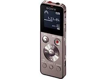 【中古】（非常に良い）SONY ステレオICレコーダー FMチューナー付 8GB セピアブラウン ICD-UX544F/T