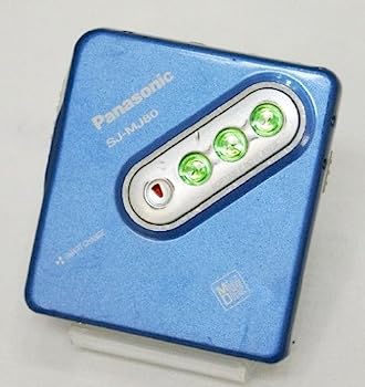 【中古】Panasonic パナソニック SJ-MJ80-A ブルー ポータブルMDプレーヤー (MD再生専用機/MDウォークマン)