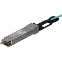 【中古】「未使用品」StarTech.com AOCケーブル/7m/MSA対応アンコード/アクティブ光ケーブル/MSA準拠スイッチ対応 QSFP40GAO7M