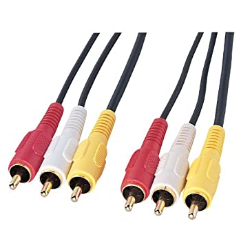 【中古】「非常に良い」サンワサプライ KM-V9-36 AVケーブル