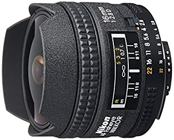 【中古】Nikon フィッシュアイレンズ Ai AF fisheye Nikkor 16mm f/2.8D フルサイズ対応