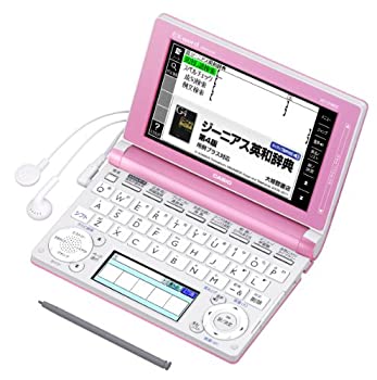 【中古】(非常に良い）カシオ計算機 電子辞書 EX-word XD-D4850 (150コンテンツ/高校生モデル/ライトピンク) XD-D4850PK【メーカー名】カシオ計算機【メーカー型番】XD-D4850PK【ブランド名】CASIO(カシオ)【商品説明】 こちらの商品は中古品となっております。 画像はイメージ写真ですので 商品のコンディション・付属品の有無については入荷の度異なります。 買取時より付属していたものはお付けしておりますが付属品や消耗品に保証はございません。 商品ページ画像以外の付属品はございませんのでご了承下さいませ。 中古品のため使用に影響ない程度の使用感・経年劣化（傷、汚れなど）がある場合がございます。 また、中古品の特性上ギフトには適しておりません。 製品に関する詳細や設定方法は メーカーへ直接お問い合わせいただきますようお願い致します。 当店では初期不良に限り 商品到着から7日間は返品を受付けております。 他モールとの併売品の為 完売の際はご連絡致しますのでご了承ください。 プリンター・印刷機器のご注意点 インクは配送中のインク漏れ防止の為、付属しておりませんのでご了承下さい。 ドライバー等ソフトウェア・マニュアルはメーカーサイトより最新版のダウンロードをお願い致します。 ゲームソフトのご注意点 特典・付属品・パッケージ・プロダクトコード・ダウンロードコード等は 付属していない場合がございますので事前にお問合せ下さい。 商品名に「輸入版 / 海外版 / IMPORT 」と記載されている海外版ゲームソフトの一部は日本版のゲーム機では動作しません。 お持ちのゲーム機のバージョンをあらかじめご参照のうえ動作の有無をご確認ください。 輸入版ゲームについてはメーカーサポートの対象外です。 DVD・Blu-rayのご注意点 特典・付属品・パッケージ・プロダクトコード・ダウンロードコード等は 付属していない場合がございますので事前にお問合せ下さい。 商品名に「輸入版 / 海外版 / IMPORT 」と記載されている海外版DVD・Blu-rayにつきましては 映像方式の違いの為、一般的な国内向けプレイヤーにて再生できません。 ご覧になる際はディスクの「リージョンコード」と「映像方式※DVDのみ」に再生機器側が対応している必要があります。 パソコンでは映像方式は関係ないため、リージョンコードさえ合致していれば映像方式を気にすることなく視聴可能です。 商品名に「レンタル落ち 」と記載されている商品につきましてはディスクやジャケットに管理シール（値札・セキュリティータグ・バーコード等含みます）が貼付されています。 ディスクの再生に支障の無い程度の傷やジャケットに傷み（色褪せ・破れ・汚れ・濡れ痕等）が見られる場合がありますので予めご了承ください。 2巻セット以上のレンタル落ちDVD・Blu-rayにつきましては、複数枚収納可能なトールケースに同梱してお届け致します。 トレーディングカードのご注意点 当店での「良い」表記のトレーディングカードはプレイ用でございます。 中古買取り品の為、細かなキズ・白欠け・多少の使用感がございますのでご了承下さいませ。 再録などで型番が違う場合がございます。 違った場合でも事前連絡等は致しておりませんので、型番を気にされる方はご遠慮ください。 ご注文からお届けまで 1、ご注文⇒ご注文は24時間受け付けております。 2、注文確認⇒ご注文後、当店から注文確認メールを送信します。 3、お届けまで3-10営業日程度とお考え下さい。 　※海外在庫品の場合は3週間程度かかる場合がございます。 4、入金確認⇒前払い決済をご選択の場合、ご入金確認後、配送手配を致します。 5、出荷⇒配送準備が整い次第、出荷致します。発送後に出荷完了メールにてご連絡致します。 　※離島、北海道、九州、沖縄は遅れる場合がございます。予めご了承下さい。 当店ではすり替え防止のため、シリアルナンバーを控えております。 万が一、違法行為が発覚した場合は然るべき対応を行わせていただきます。 お客様都合によるご注文後のキャンセル・返品はお受けしておりませんのでご了承下さい。 電話対応は行っておりませんので、ご質問等はメッセージまたはメールにてお願い致します。