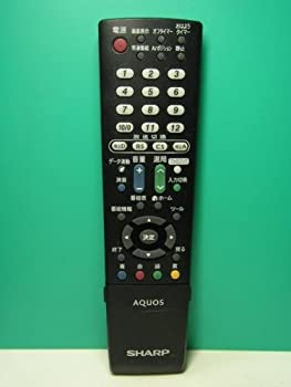 【中古】「非常に良い」シャープ テレビリモコン GA952WJSA