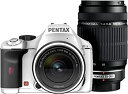 【中古】（非常に良い）PENTAX デジタル一眼レフカメラ K-x ダブルズームキットホワイト