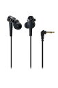 【中古】「非常に良い」audio-technica SOLID BASS インナーイヤーヘッドホン ブラック ATH-CKS99