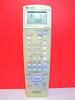 【中古】「非常に良い」シャープ ビデオリモコン G1284TEV1