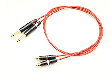 【中古】（非常に良い）BELDEN 88760 TS(フォン)-RCA 2本ペア 変換ケーブル (1.5m)