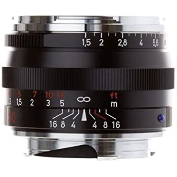 （非常に良い）Zeiss Normal 50mm f/1.5 C Sonnar T* ZM Manual Focus Lens for Zeiss Ikon and Leica M Mount Rangefinder Cameras - Black 