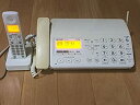 【中古】SHARP デジタルコードレスFAX 子機1台付き ホワイト系 UX-D19CL-W