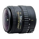 【中古】（非常に良い）Tokina 魚眼ズームレンズ AT-X 107 AF DX NH Fisheye 10-17mm F3.5-4.5 (IF) キヤノン用 フルサイズ対応 フードなしタイプ